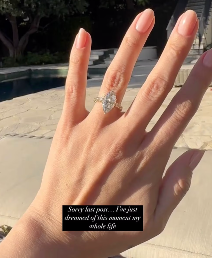 Selena Gomez Shares New Photo Of Her Engagement Ring From Benny Blanco On Instagram 